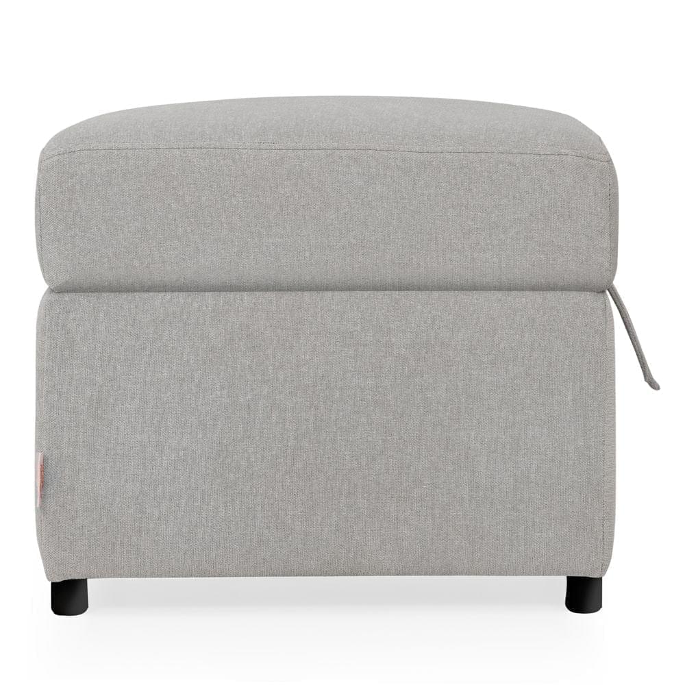 Cloudy Gray Ottoman