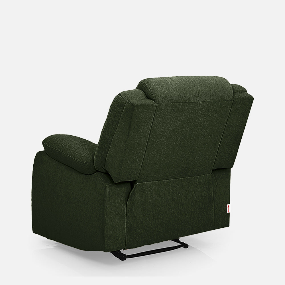 Avalon Fabric Recliner | 1 seater | Sap Green | Duroflex Furniture