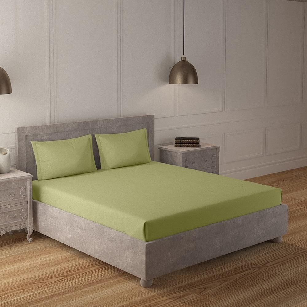 Beechnut 100% Cotton 200 TC Solid Bedsheet Set