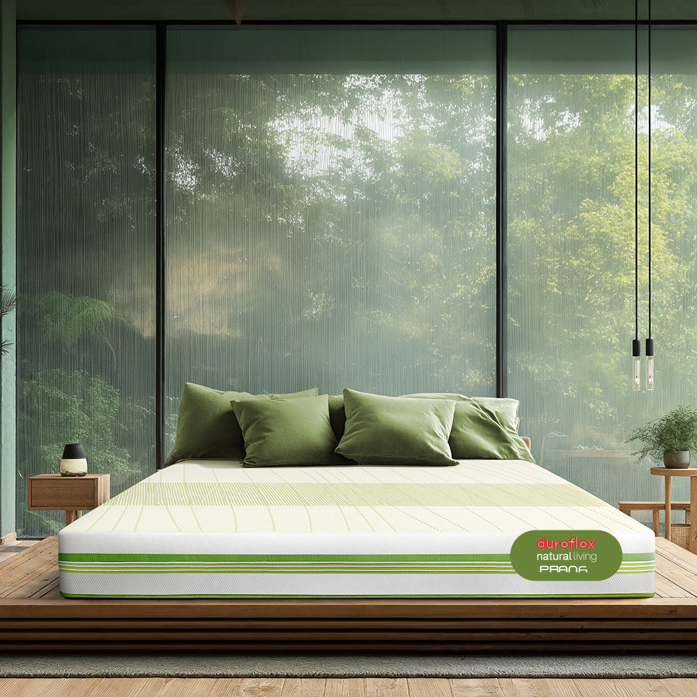 Prana Pocket Spring Latex Mattress| Modern design | Duroflex
