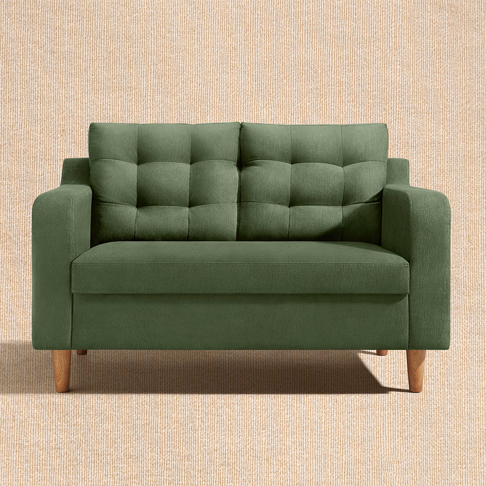 Ease|plus|green|fabric|2|seater|sofa