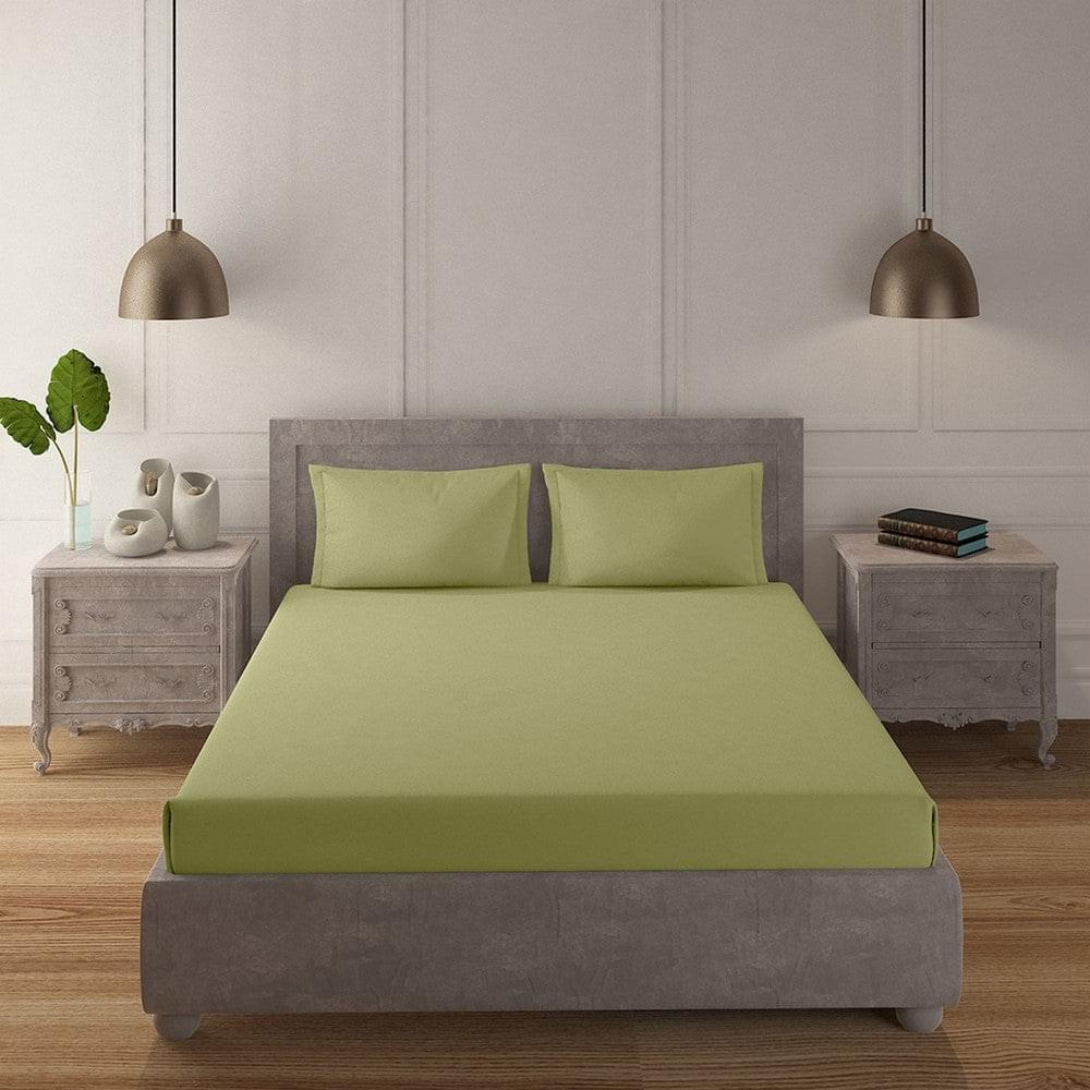 Beechnut 100% Cotton 200 TC Solid Bedsheet Set