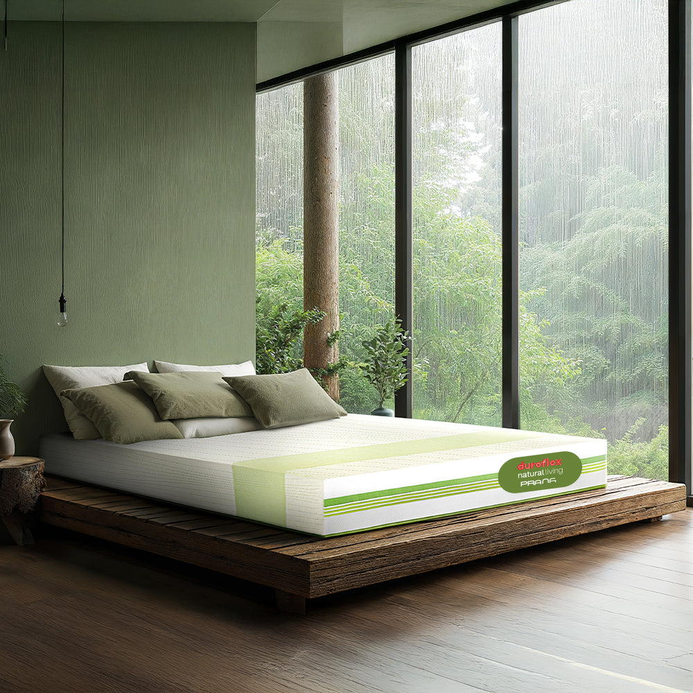 Prana Pocket Spring Latex Mattress| Modern design | Duroflex