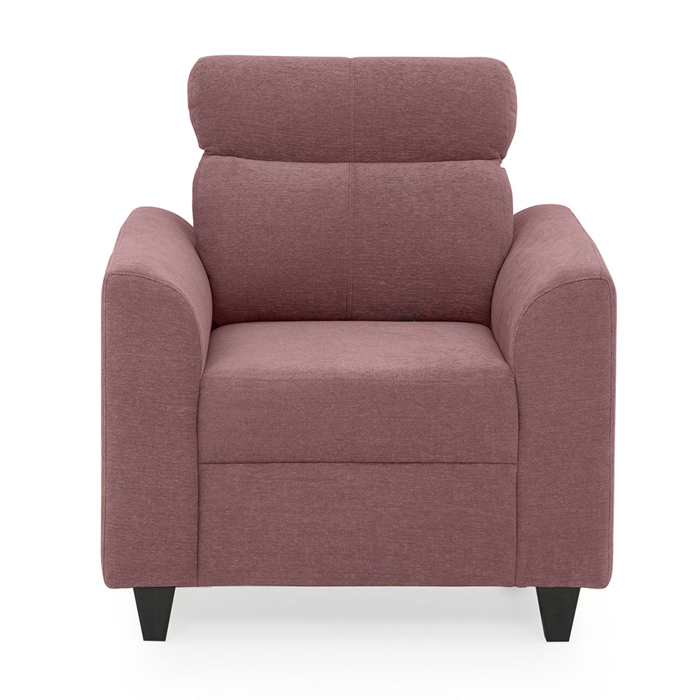 Zivo Plus Sofa | 1 seater | Dusky Pink |  Duroflex Furniture