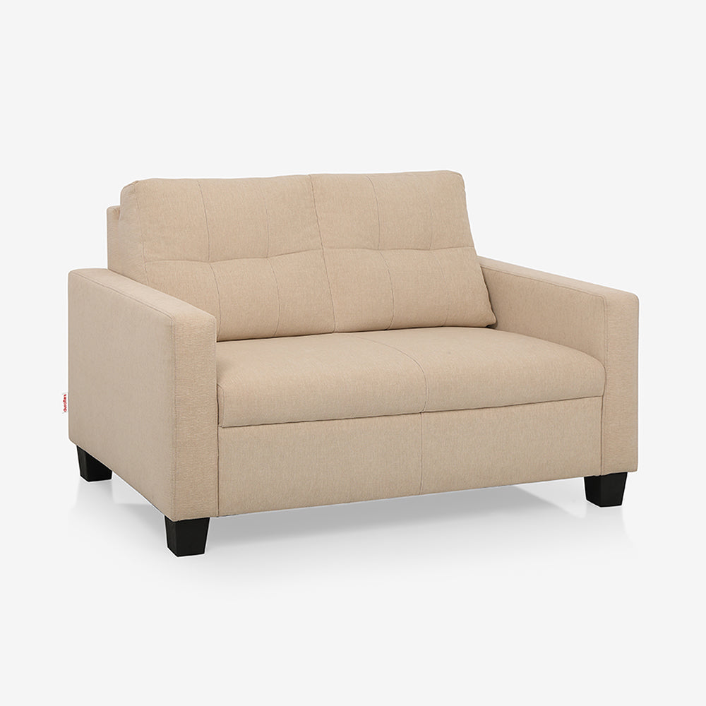 Ease Fabric Sofa | 2 seater | Beige |  Duroflex Furniture