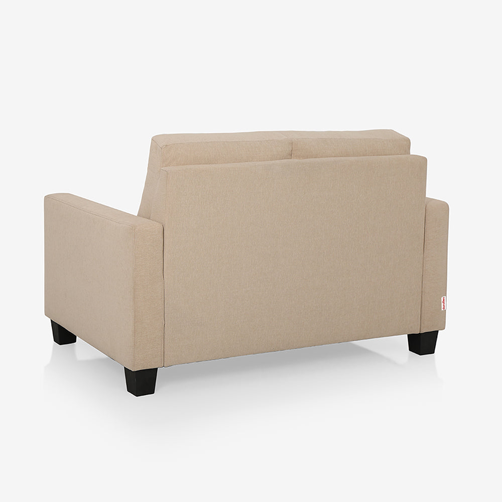 Ease Fabric Sofa | 2 seater | Beige |  Duroflex Furniture