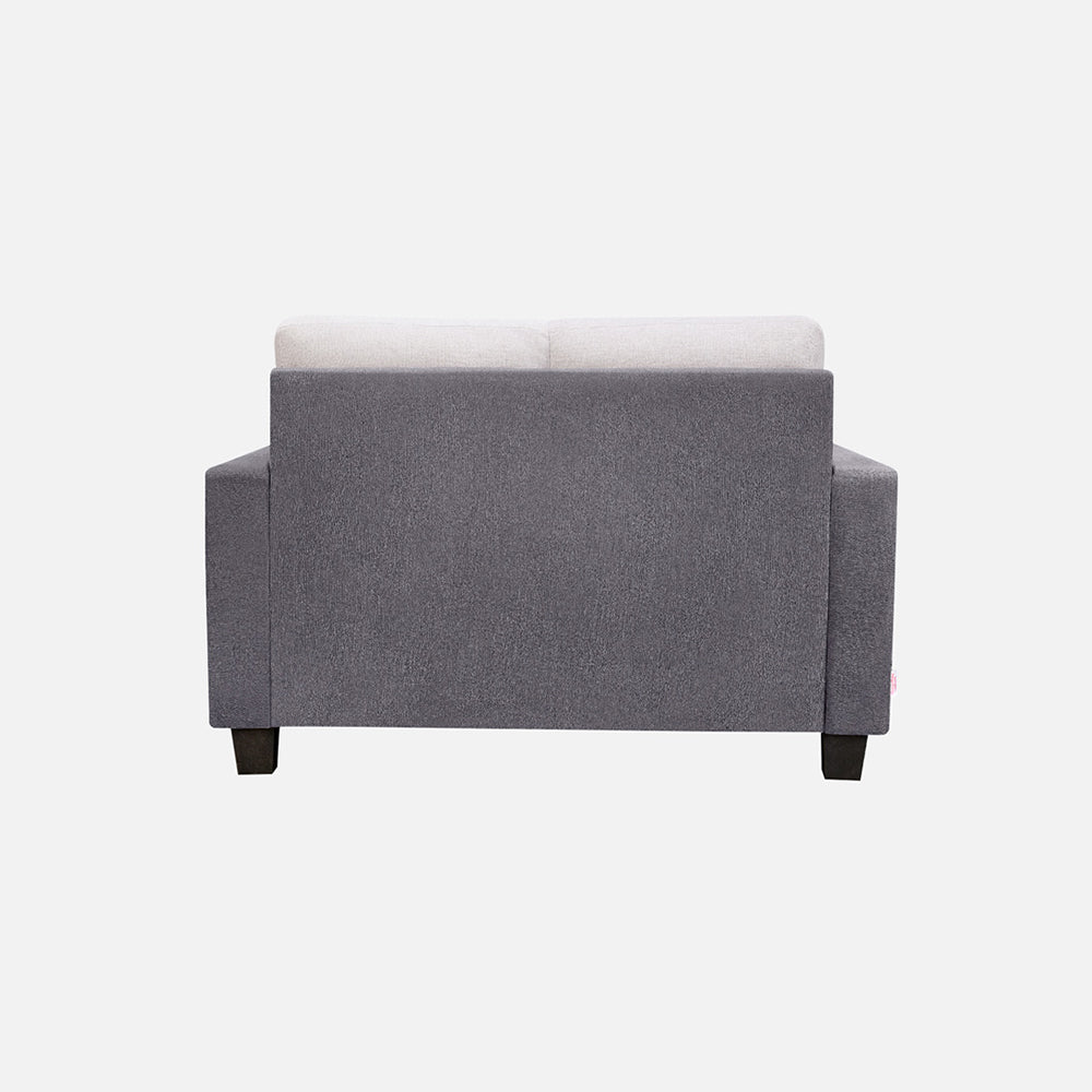 Ease Fabric Sofa | 2 seater | Cool Grey | Duroflex Furniture