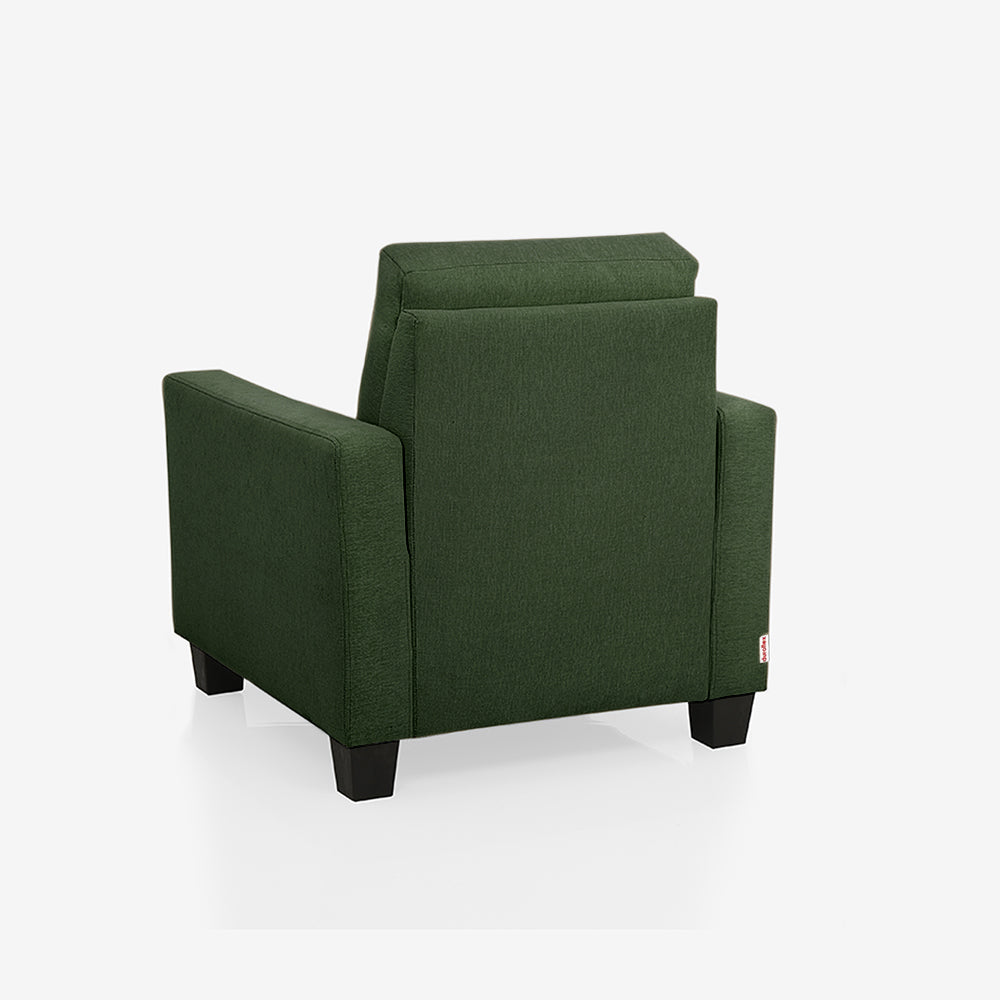Ease Fabric Sofa | 1 seater | Green | Duroflex Furniture