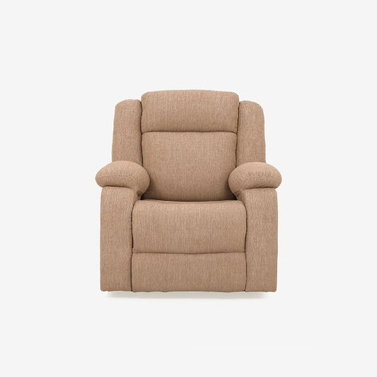Avalon Brown Fabric Recliner