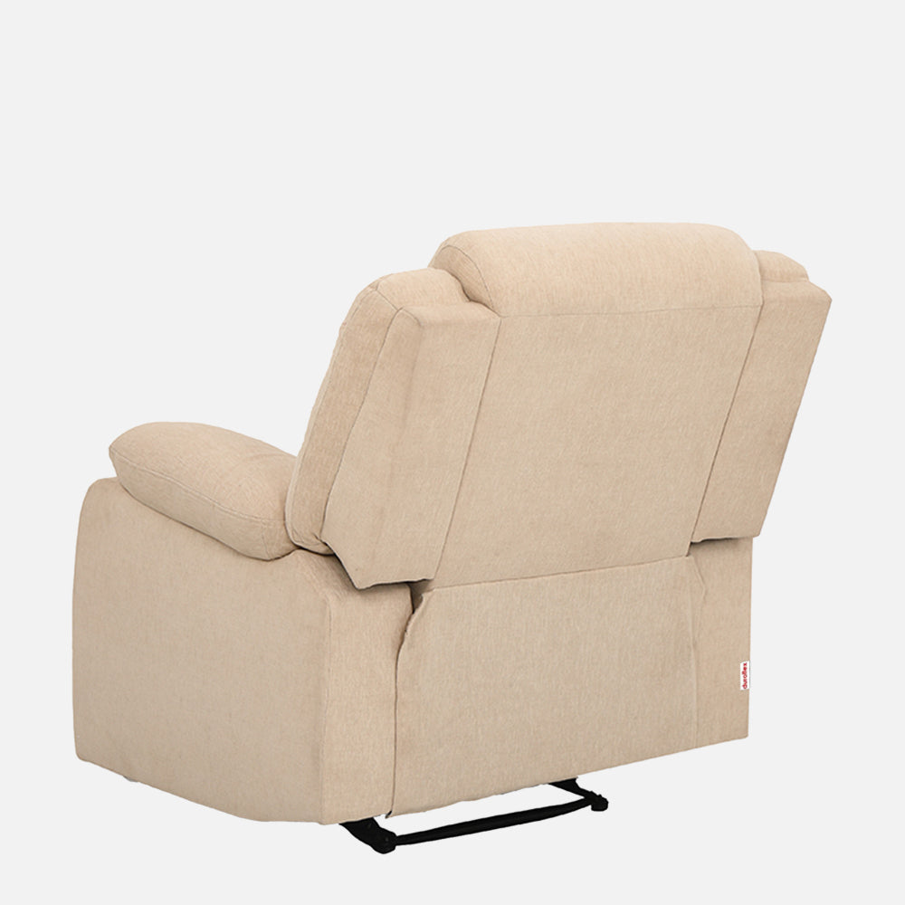 Avalon Motorized Electric Powered Fabric Recliner | 1 seater | Beige | Duroflex Furniture