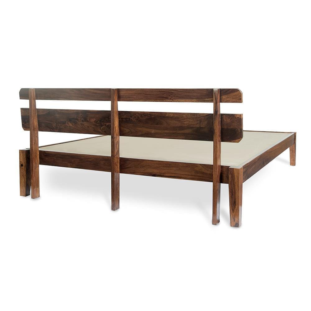 Admire Sheesham Wood Bed With Storage | Solid wood | Traditional design | Duroflex Furniture