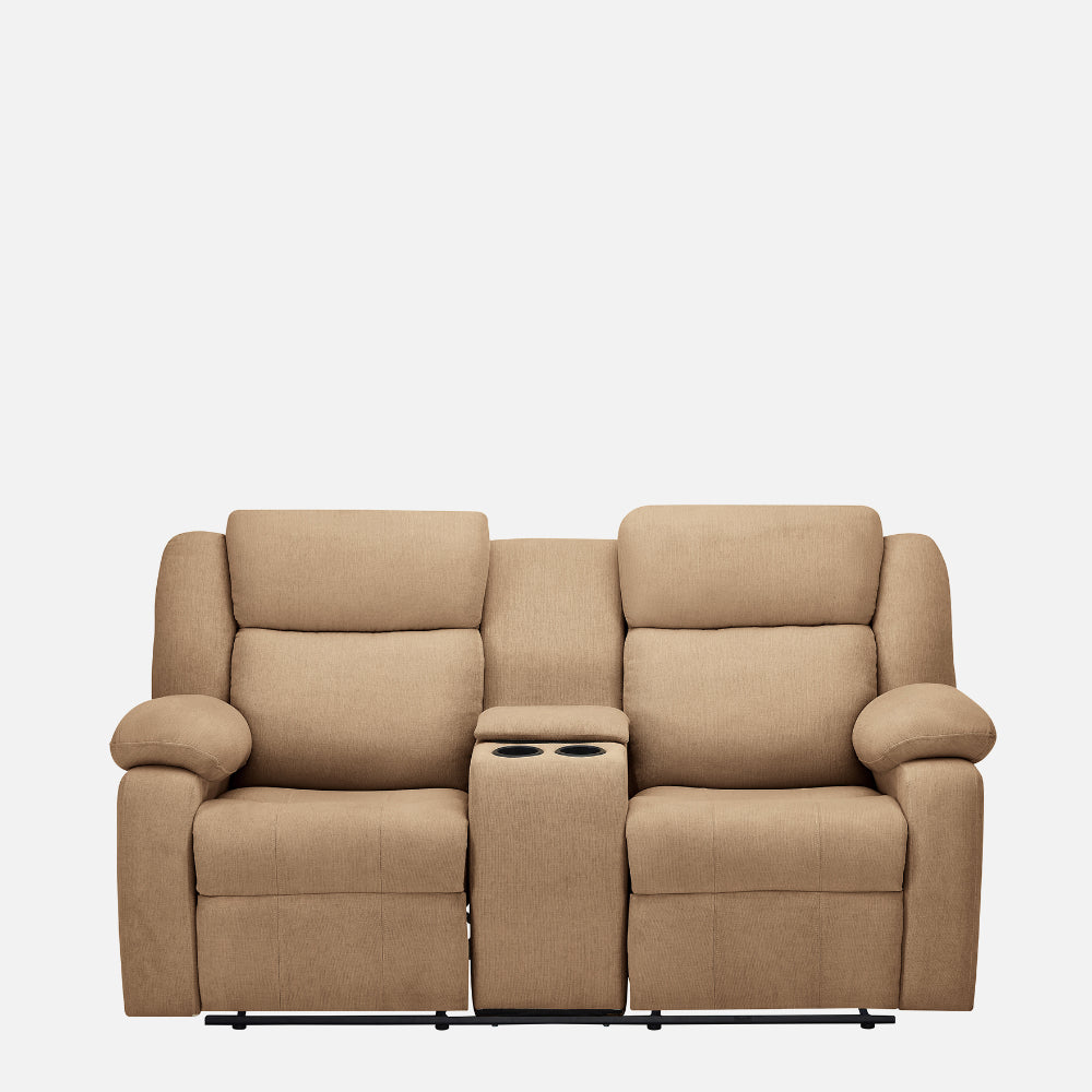 Ease Plaster Brown Fabric Sofa cum Bed