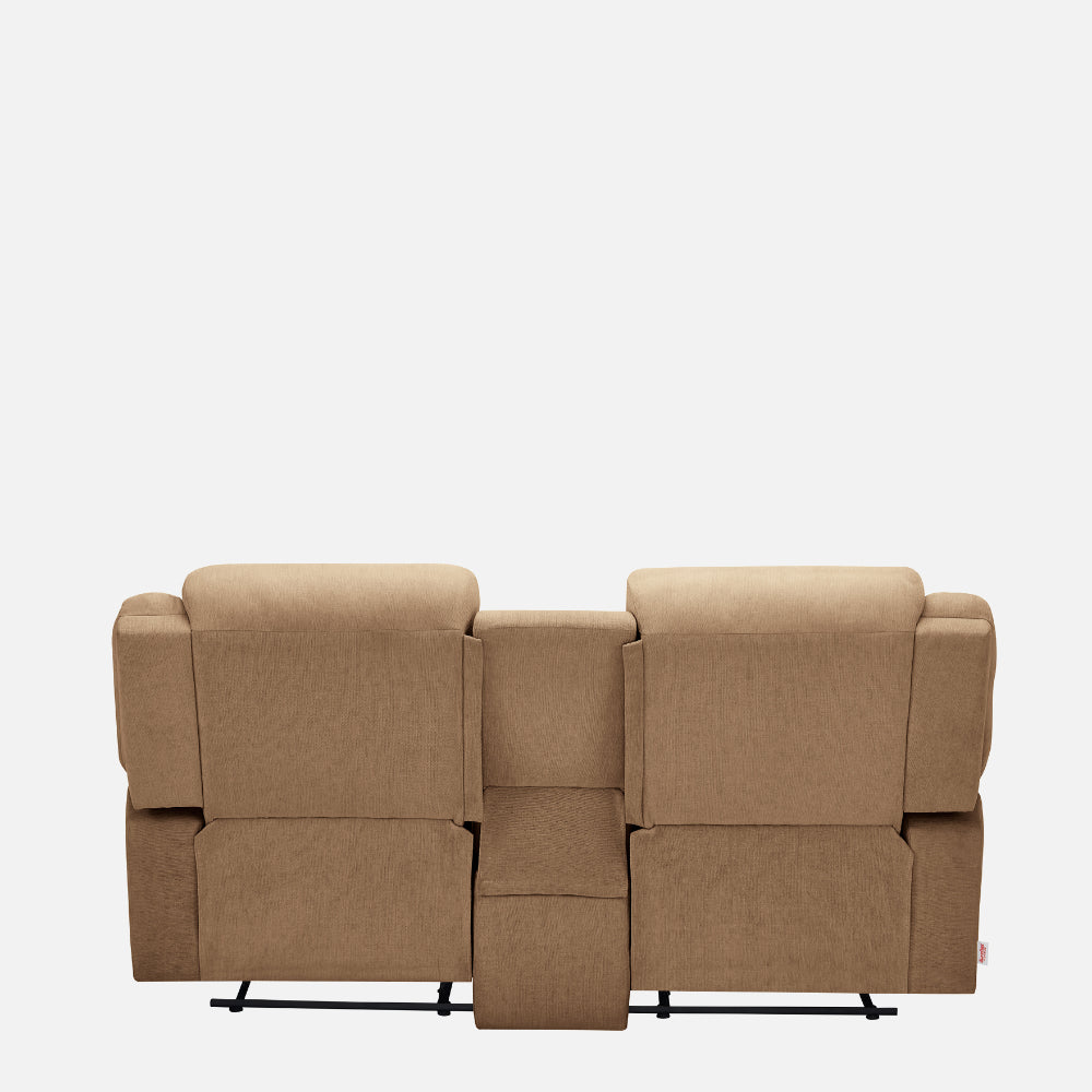 Ease Plaster Brown Fabric Sofa cum Bed