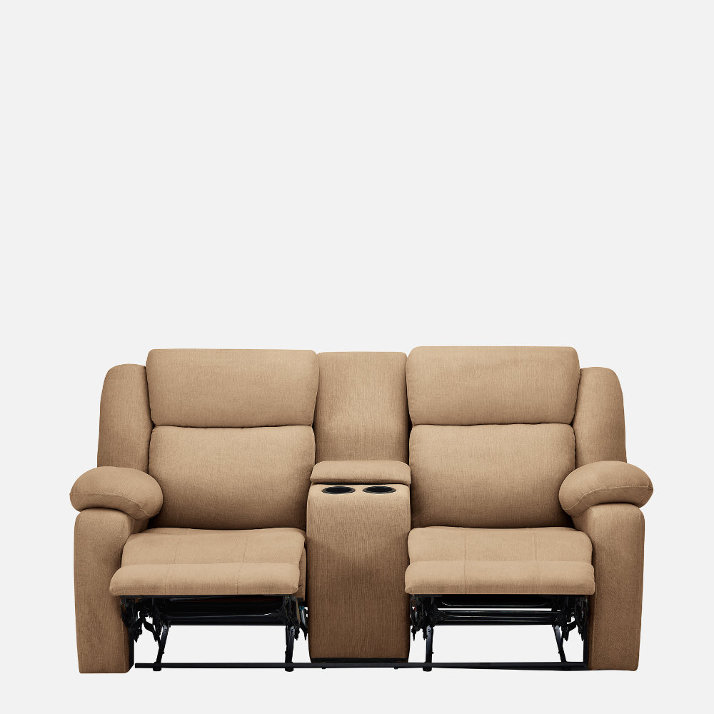 Ease Plaster Brown Fabric Sofa cum Bed