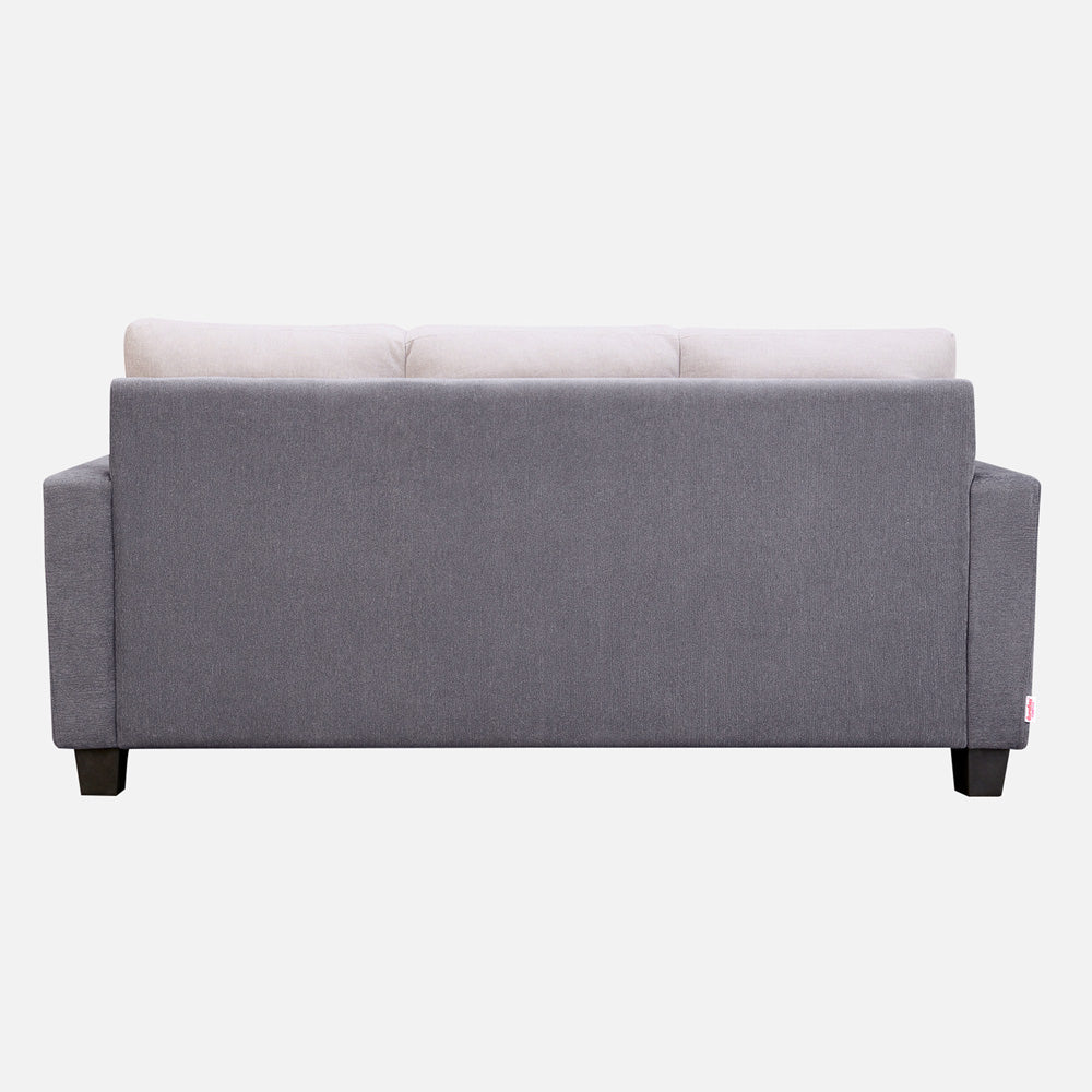 Ease Fabric Sofa | 3 seater | Cool Grey | Duroflex Furniture