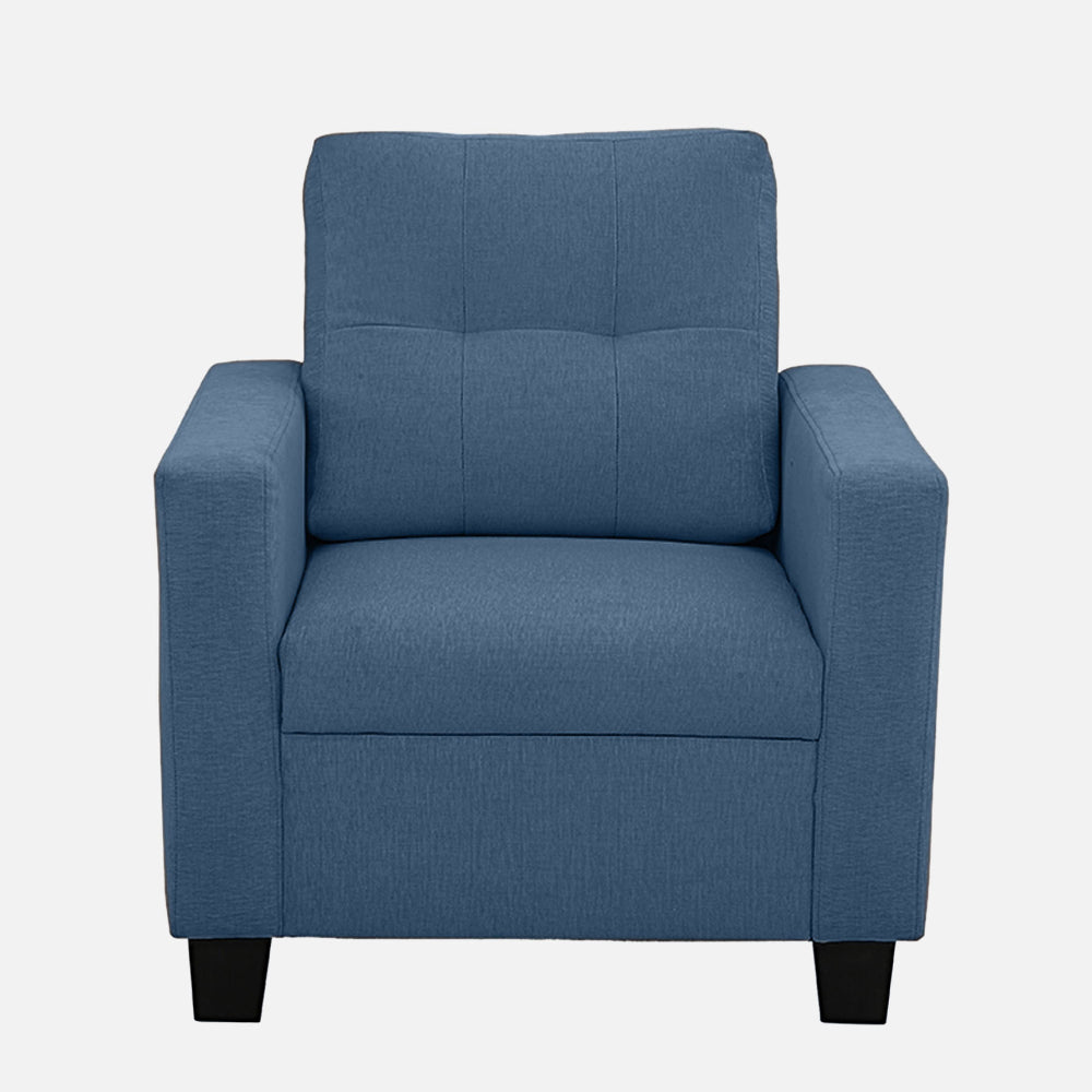 Ease Blue Fabric Sofa