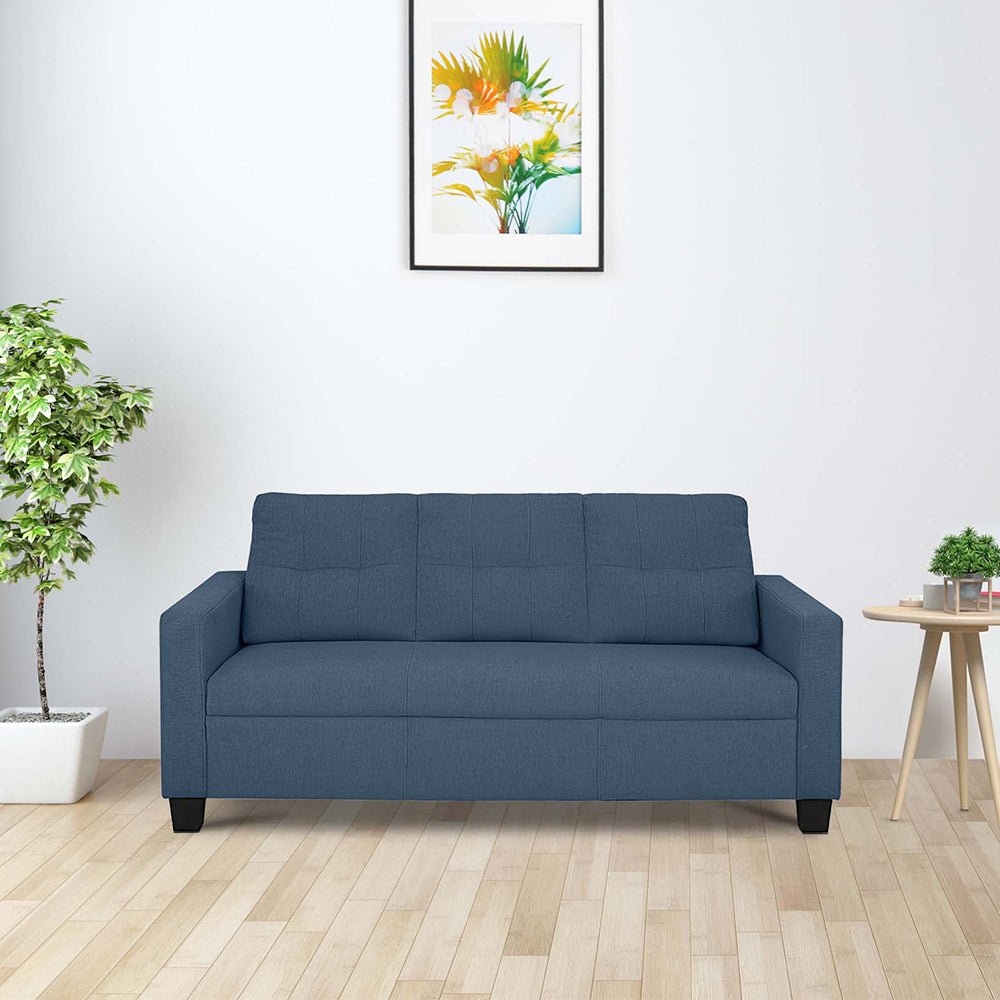 Ease Blue Fabric Sofa