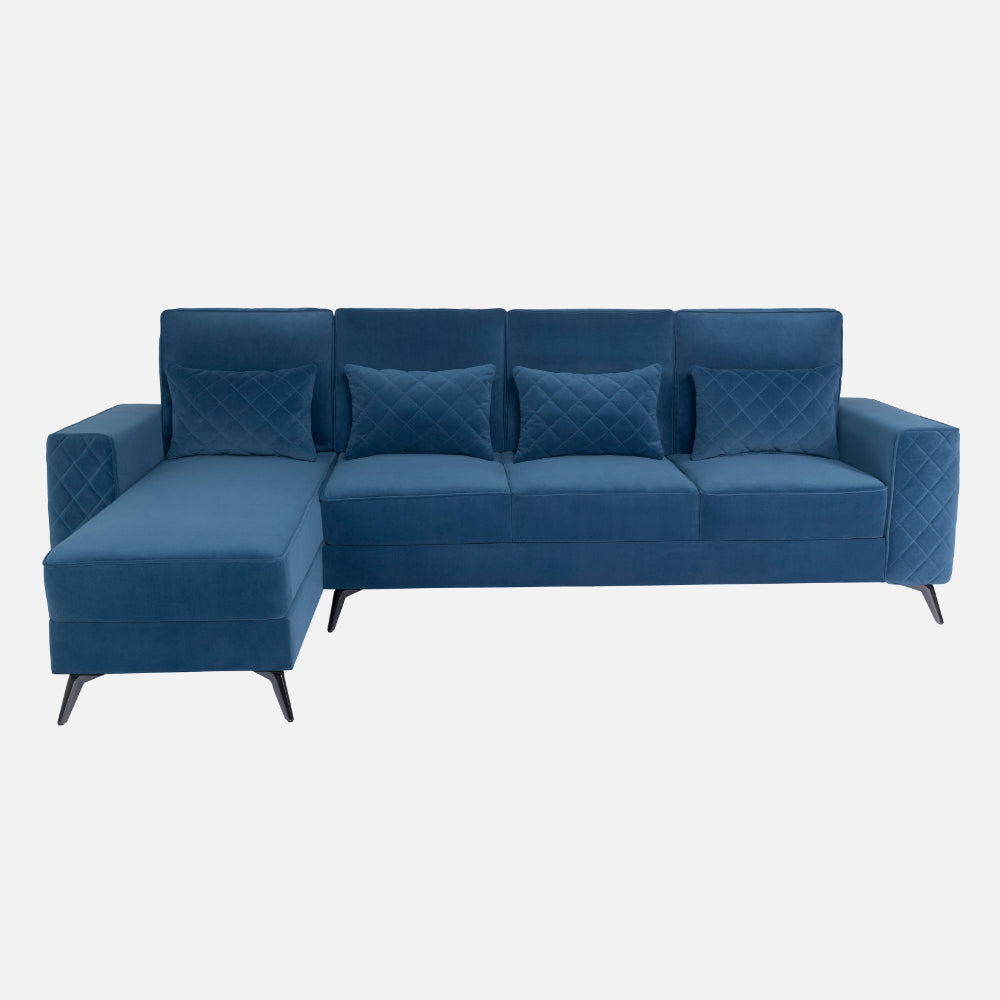 Eden Fabric Sofa | 3 seater | Sapphire Blue |  Duroflex Furniture