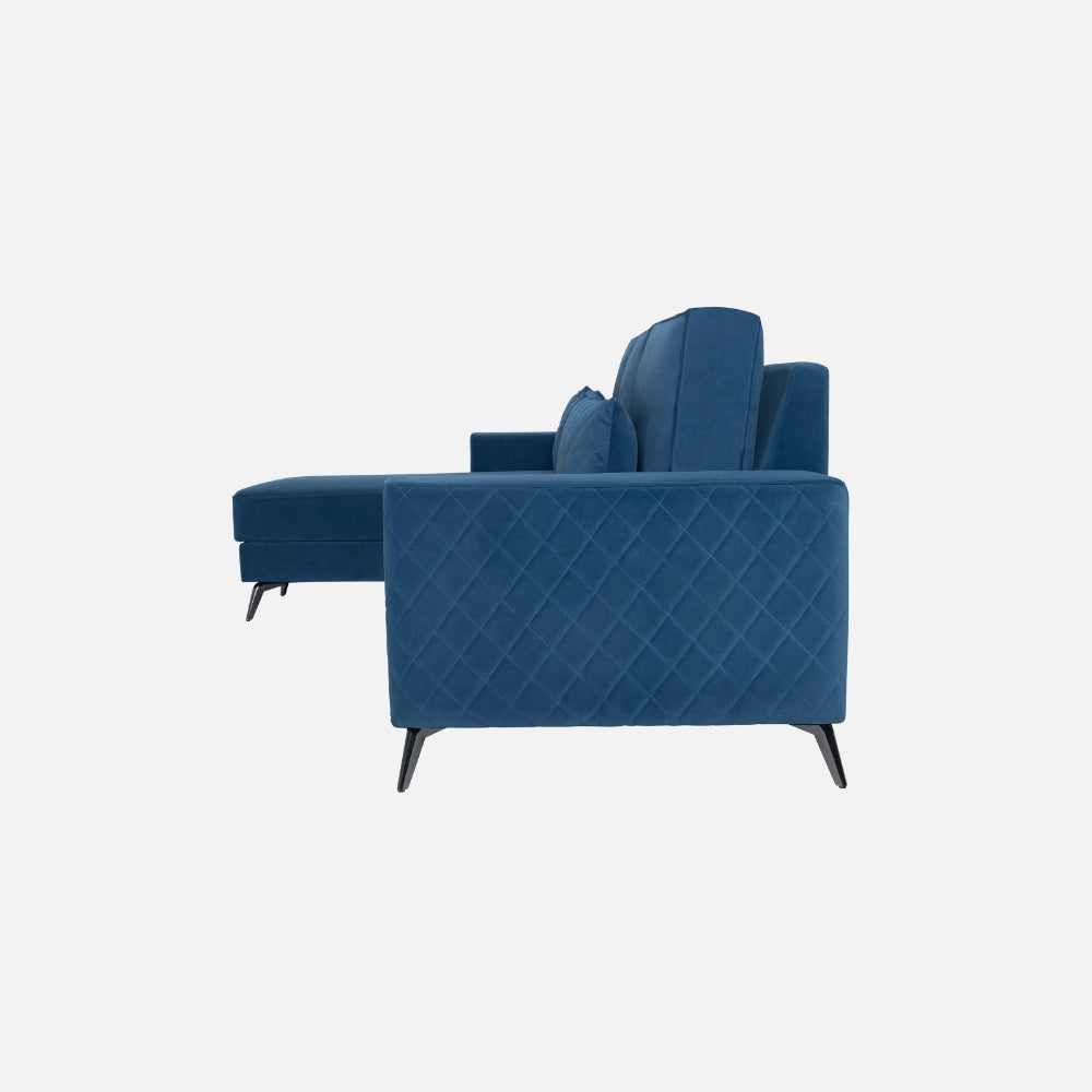 Eden Fabric Sofa | 3 seater | Sapphire Blue |  Duroflex Furniture
