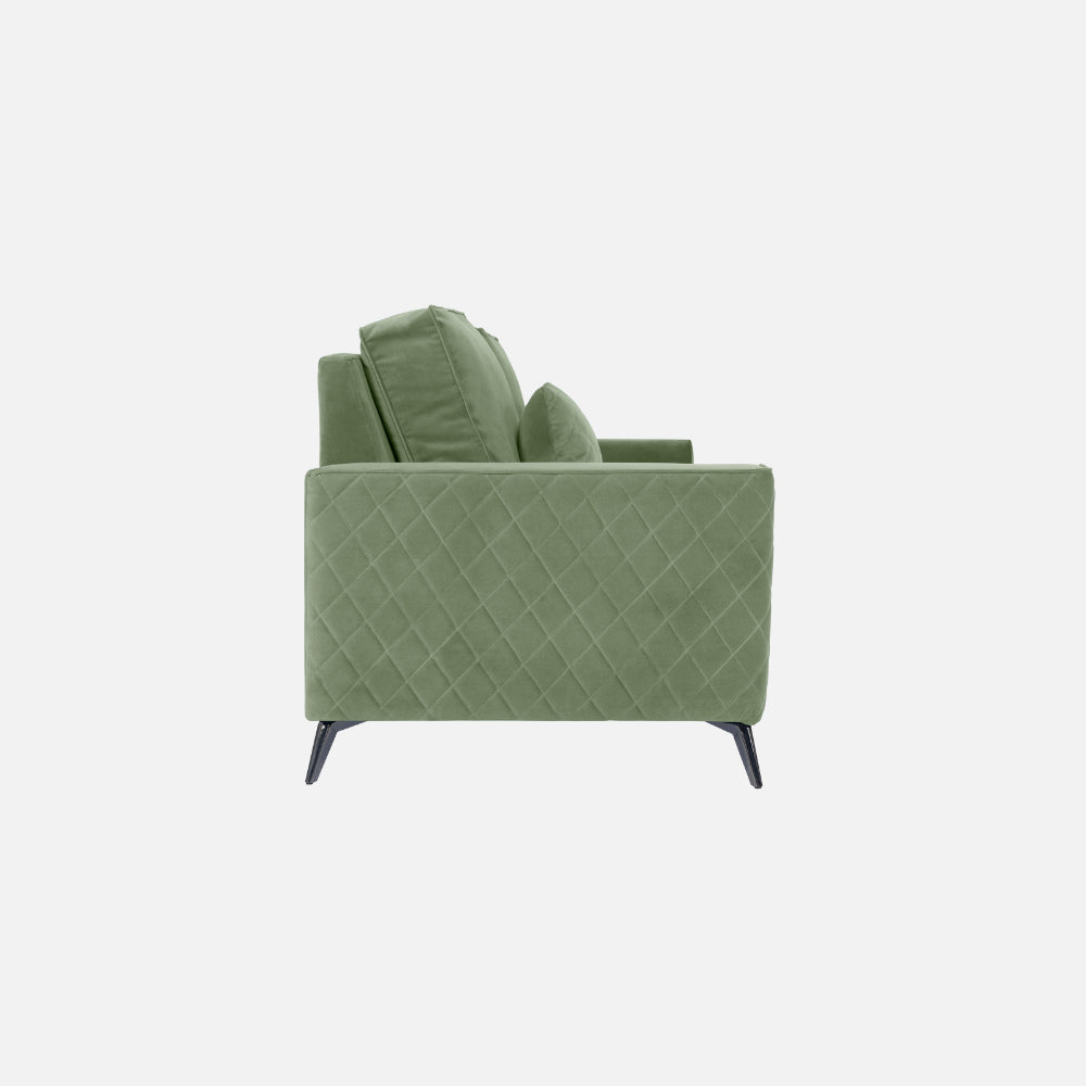 Eden Fabric Sofa | 3 seater | Green |  Duroflex Furniture