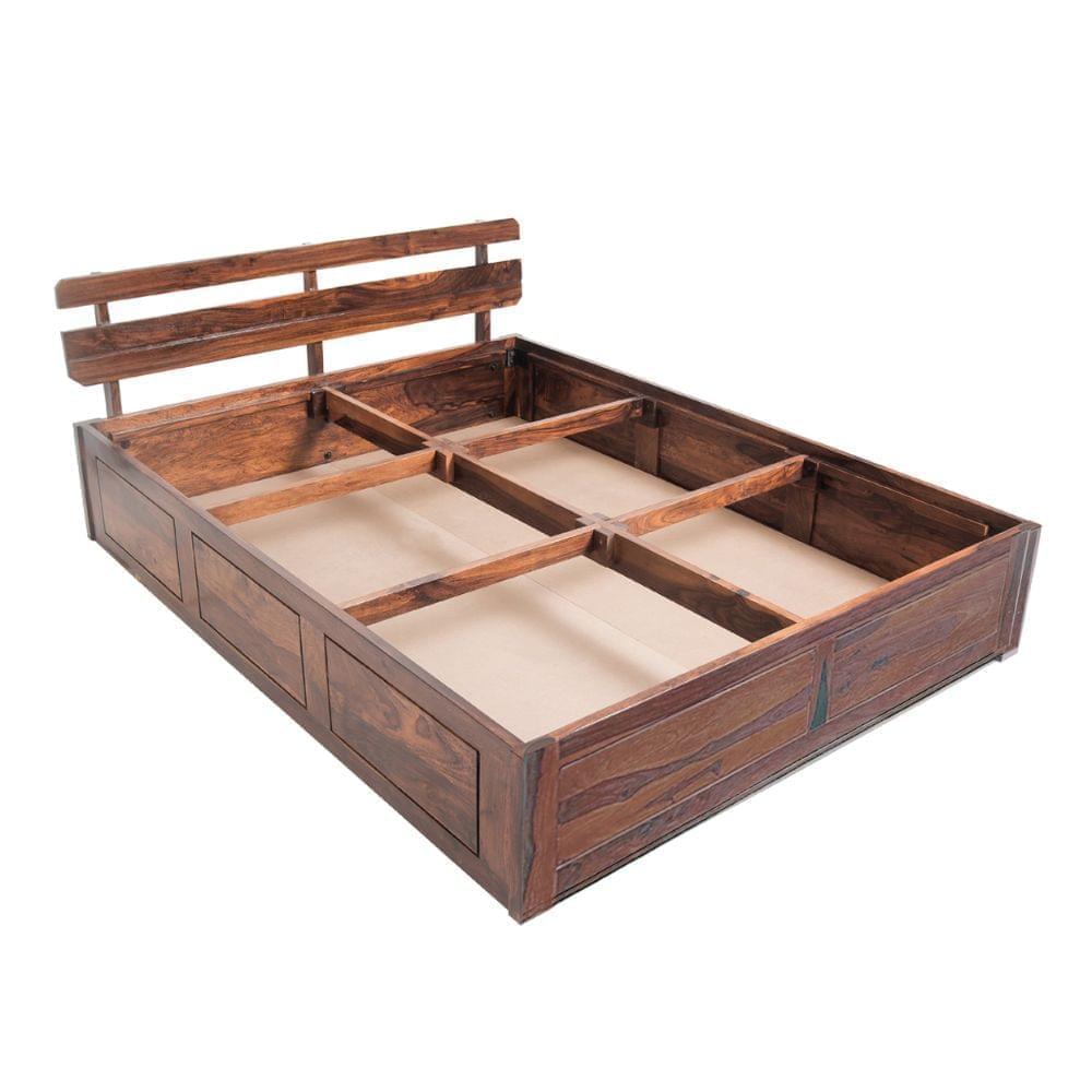 Admire Sheesham Wood Bed With Storage