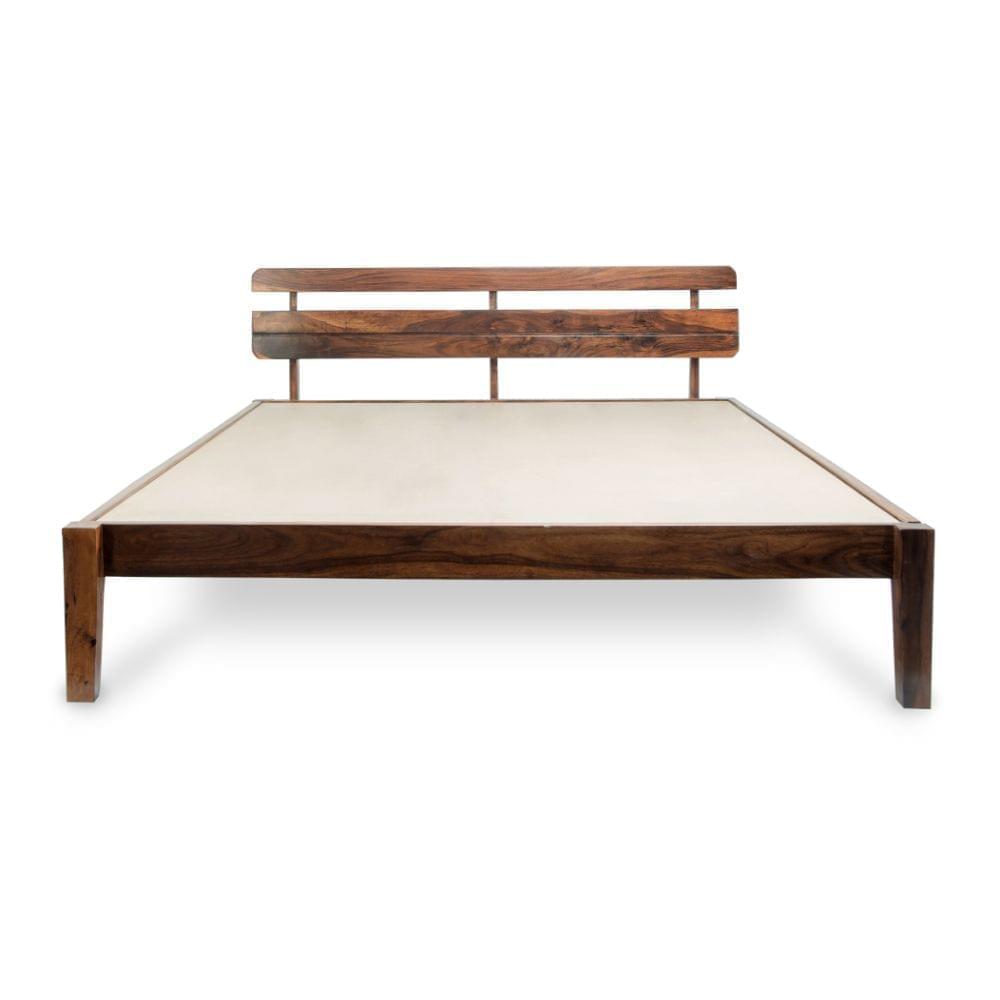 Admire Sheesham Wood Bed With Storage | Solid wood | Traditional design | Duroflex Furniture