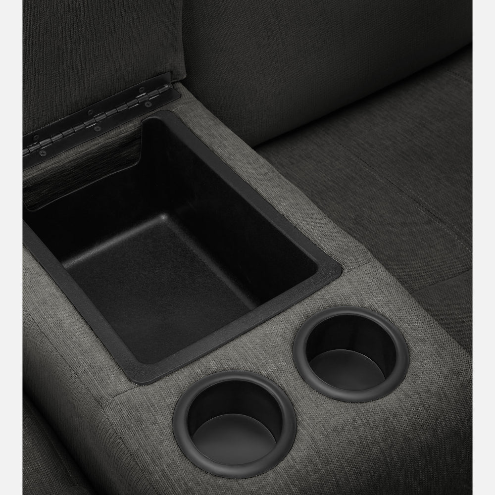 Ease Graphite Grey Fabric Sofa cum Bed