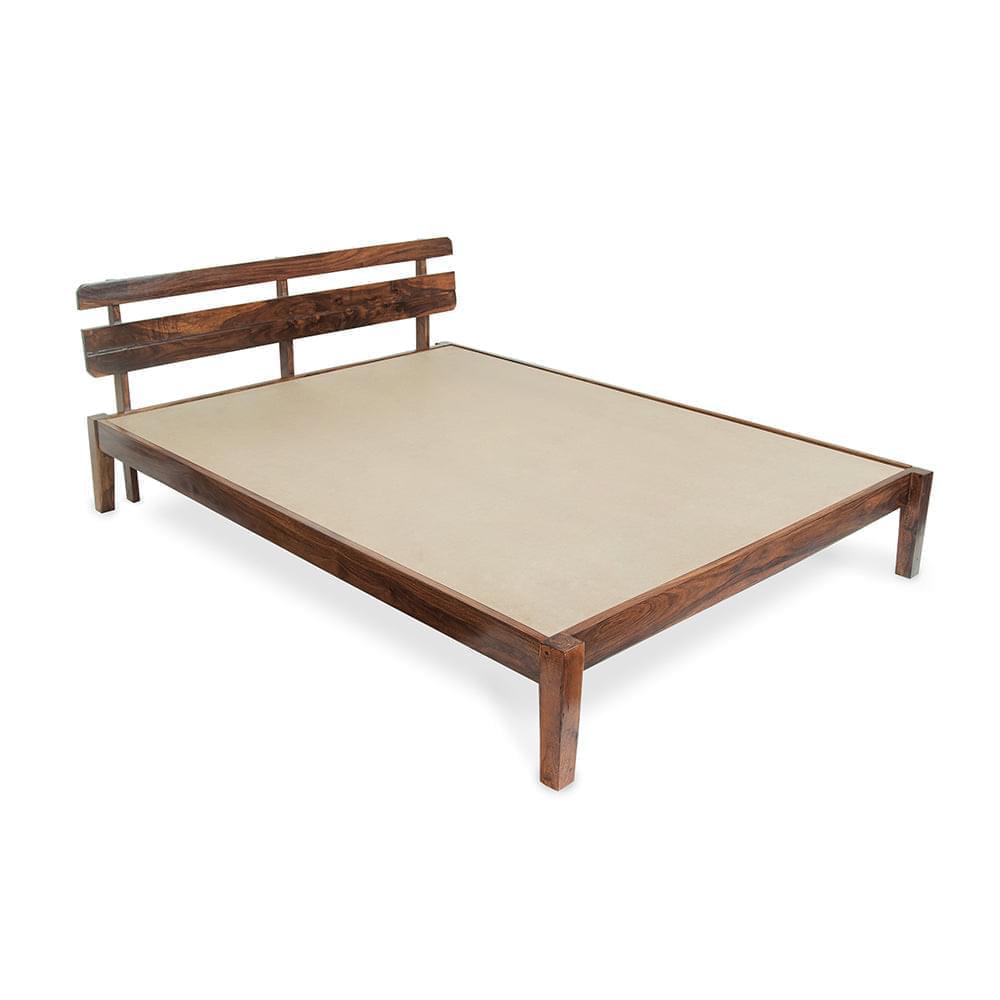 Admire Sheesham Wood Bed With Storage | Solid wood | Traditional design | Duroflex Furniture