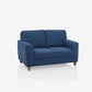 Utopia Blue Fabric 2 Seater Sofa