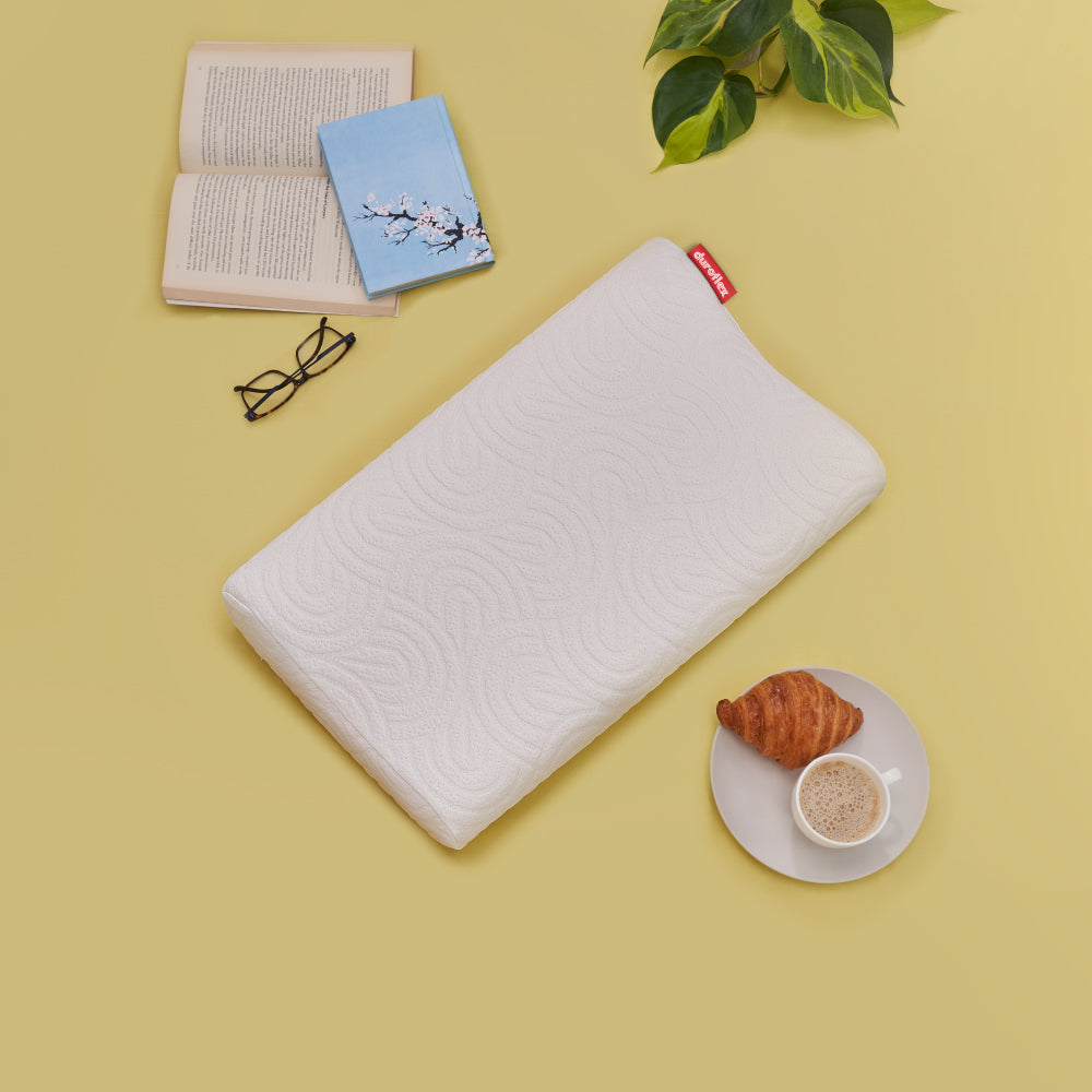 Duroflex Life Contoured Dual Height Antimicrobial Pillow