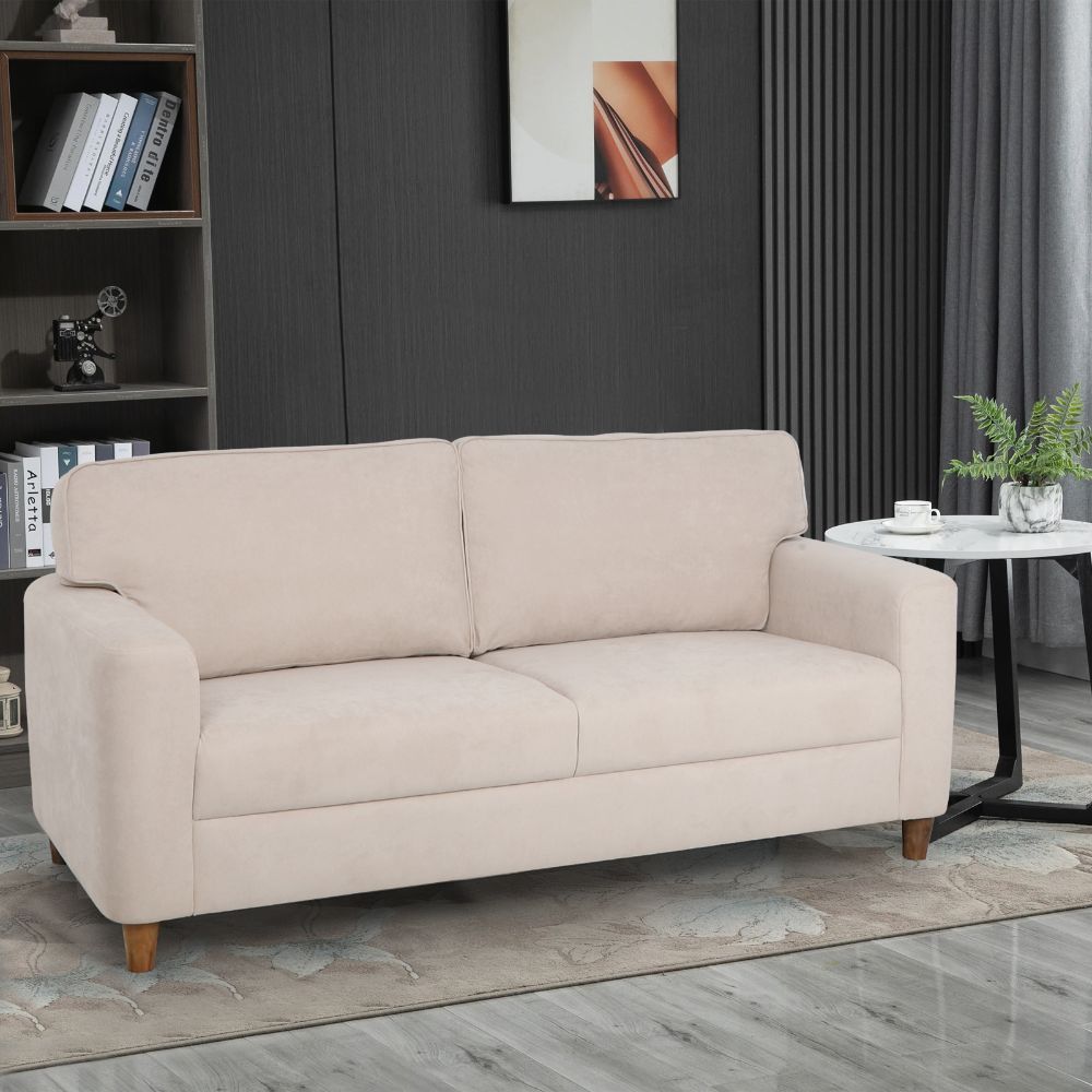 Utopia Beige Fabric Sofa