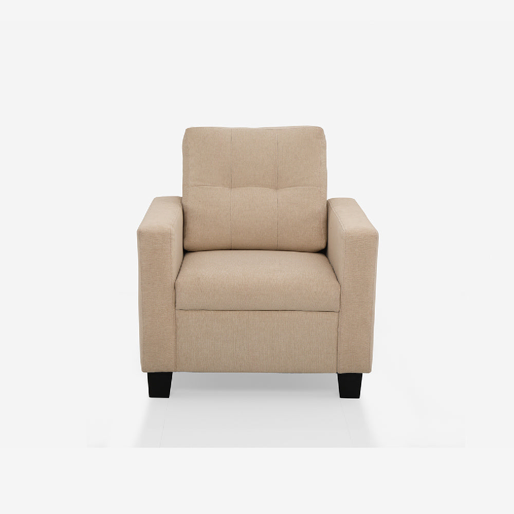 Ease Beige Fabric Sofa