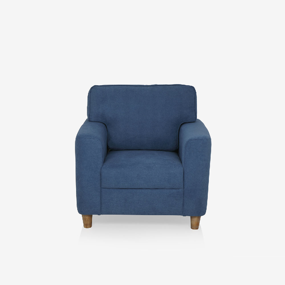 Utopia Blue Fabric Sofa