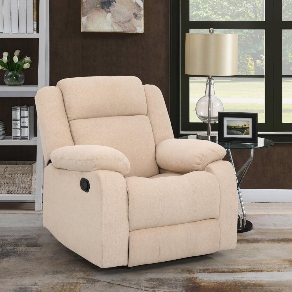 Avalon  Fabric Recliner |  1 seater | Beige |  Duroflex Furniture