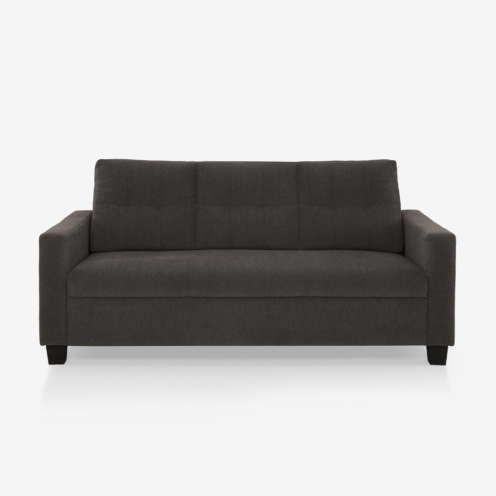 Ease Fabric Sofa | 3 seater | Grey |  Duroflex Furniture