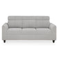 Zivo Plus Cloudy Gray Fabric Sofa Set 3 Seater Sofa