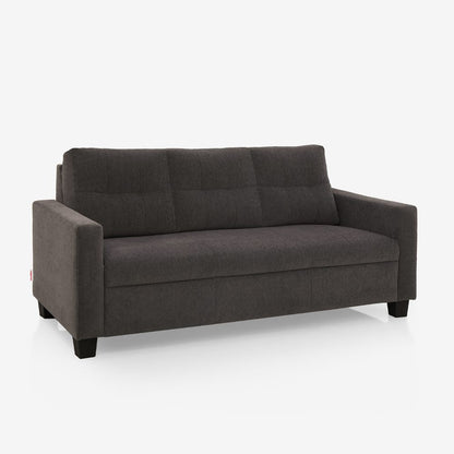 Ease Fabric Sofa | 3 seater | Grey |  Duroflex Furniture