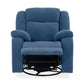 Avalon - Rocking & Rotating Fabric Recliner |  1 seater | Twilight Blue |  Duroflex Furniture