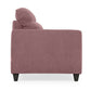 Zivo Plus Dusky Pink Fabric 2 Seater Sofa with Lounger