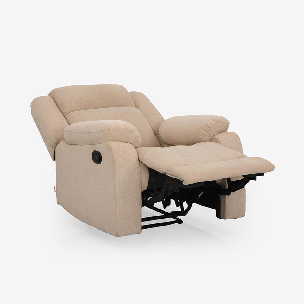 Avalon  Fabric Recliner |  1 seater | Beige |  Duroflex Furniture