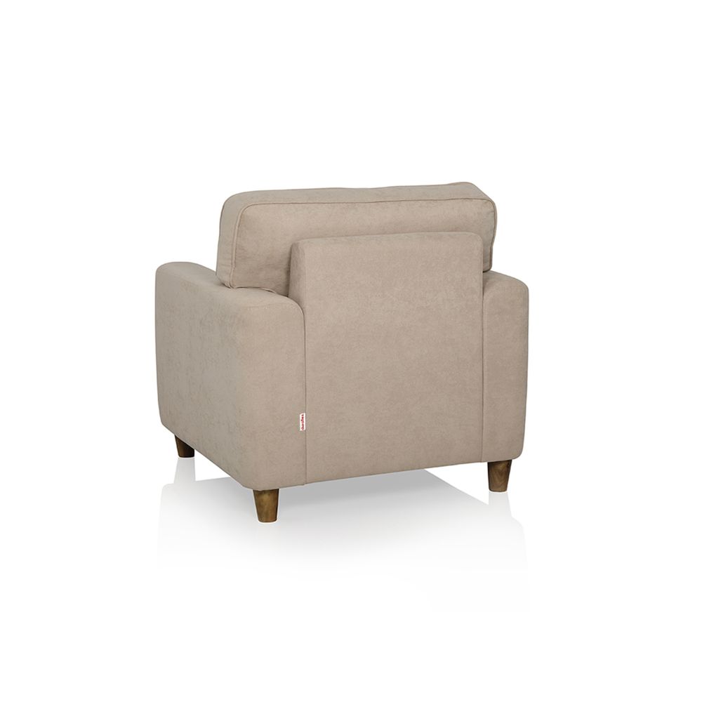Utopia Fabric Sofa | 1 seater | Beige |  Duroflex Furniture