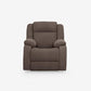 Avalon Dark Brown Fabric Recliner