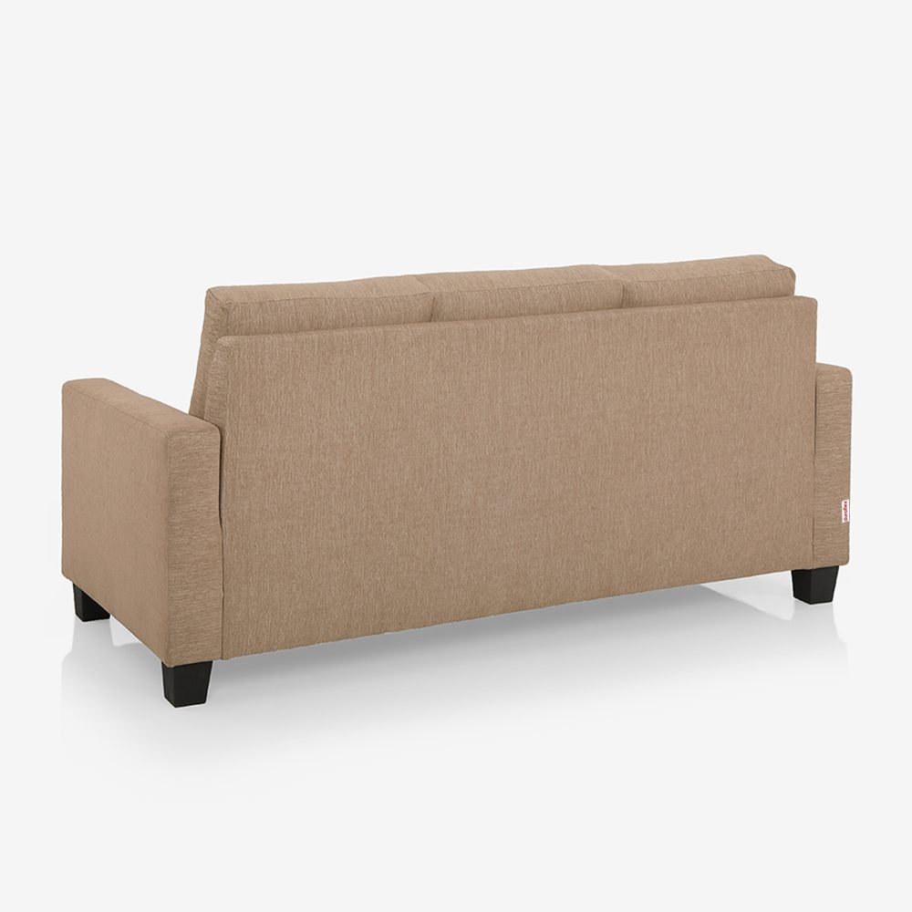 Ease Fabric Sofa | 3 seater | Brown |  Duroflex Furniture