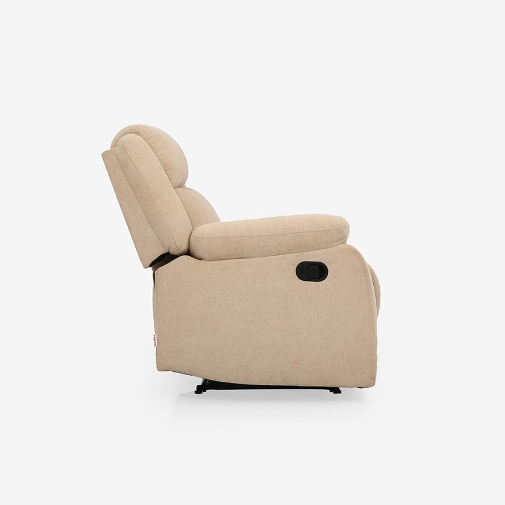 Avalon  Fabric Recliner |  1 seater | Beige |  Duroflex Furniture