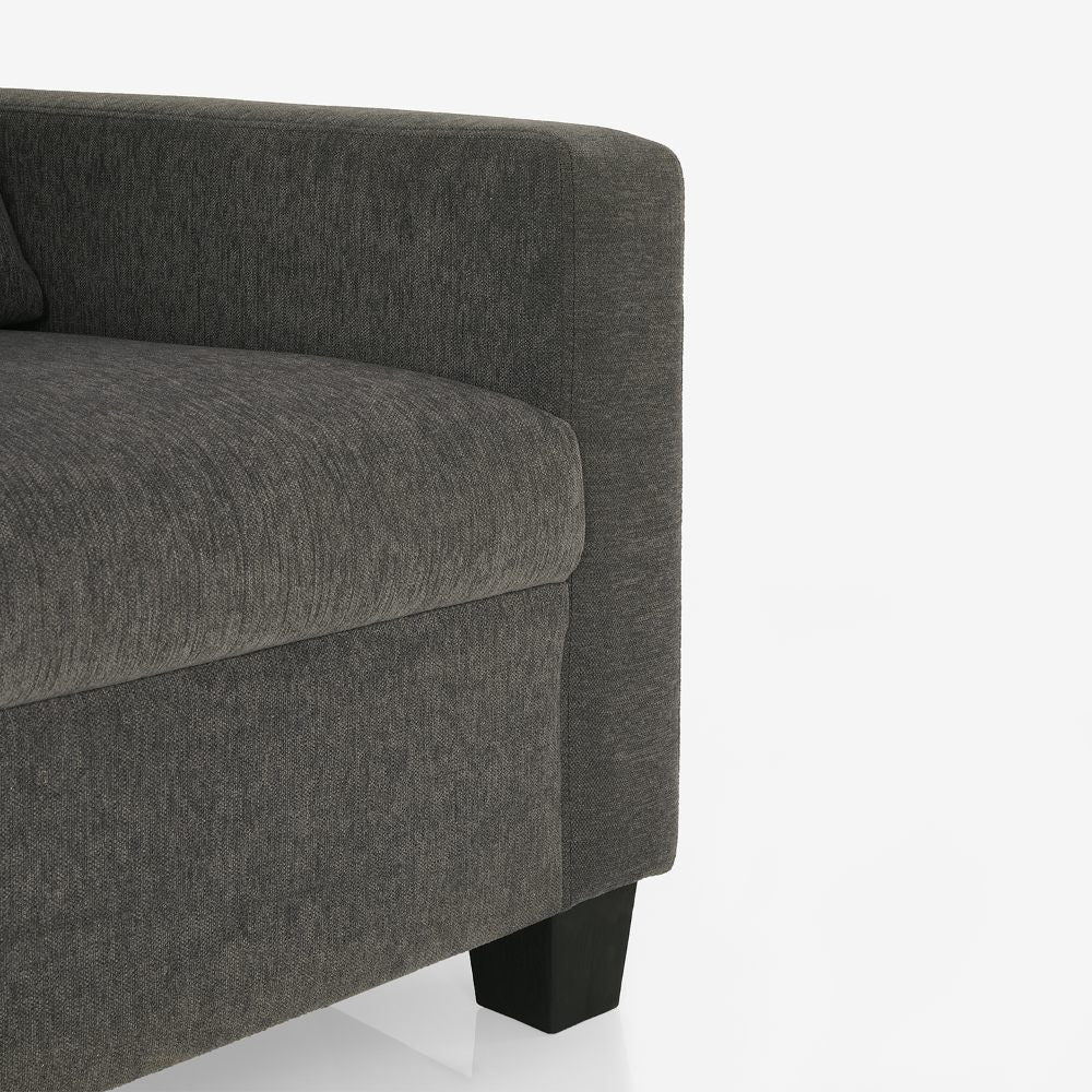 Ease Fabric Sofa | 3 seater | Grey |  Duroflex Furniture