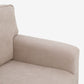 Utopia Beige Fabric 1 seater sofa