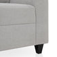 Zivo Plus Cloudy Gray Fabric Sofa Set 3 Seater Sofa