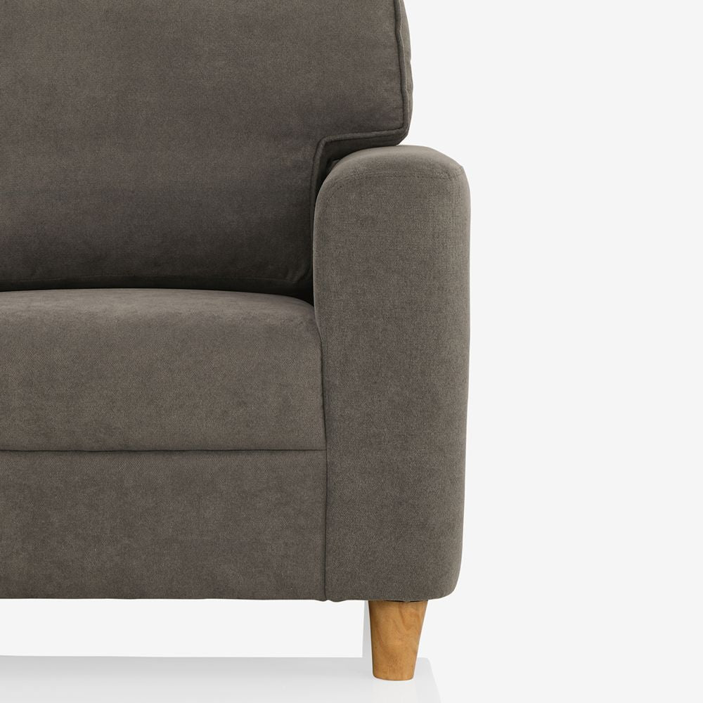 Utopia Fabric Sofa | 3 seater | Grey |  Duroflex Furniture
