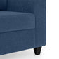 Zivo Plus Twilight Blue Fabric 1 Seater Sofa