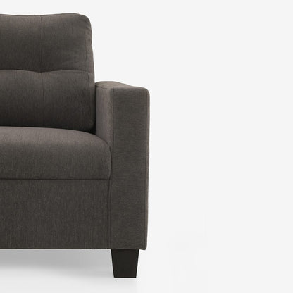 Ease Fabric Sofa | 3 seater | Grey |  Duroflex Furniture